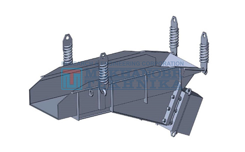 Vibrating feeder with electric-magnetic drive PE 5х15M рис.0